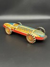 Vintage Marx Tin Lithograph Wind-up Boat Tail Indy Racing Car Wind Up