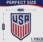 Usa Soccer Team Logo Iron On Patch - Sew Patch - Embroidered Patch 3 x2 2 
