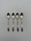 Set Of 4 1847 Rogers Bros Daffodil Silver Plate Teaspoons 6 