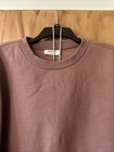 Zenana 2 Pcs Crop Brown Sweatshirt  Jogger Pants Set Outfit Size L