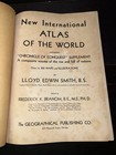 Vintage New International Atlas Of The World Illustrated Maps 1949