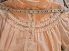 Vintage 1960 s Barbizon Pink Lace Embroidered Nightgown Coquette Sz S  lynne 