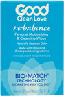 Good Clean Love Rebalance Feminine Wipes    moisturizing   Cleansing Odor Block