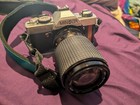 Vintage Film Camera Lot Untested  Minolta Camera  4 Lenses  Flash  Bags Included