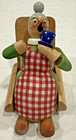 Erzgebirge German Wooden Incense Smoker Oma Grandma Figure In Chair Cup Vintage