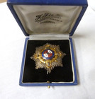 Spanish Civil War Medal Cross Merito En Campana With Case Spain 1936-39 Badge