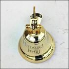 Vintage Nautical Decor Wall Brass Solid Marine Ship Bell Mounting Antique Style