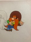 Original Warner Bros Animation Production Cel W  Sketch Yosemite Sam Loony Tunes