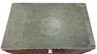 Civil War Era  Wooden Box Dated 1865 Early Painted Green Box