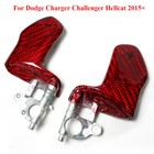 Fits Dodge Charger Challenger Hellcat Red Carbon Fiber Paddle Shifter 2015-2020