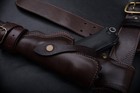 Luger P08 Artillery Custom Made Leather Drop-leg Holster   Vintage Look  Unique