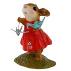 Wee Forest Folk Miniature Figurine M-321b - A Wish For Happiness