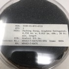 New John Crane Grafoil 3 4  X0 015  X50  Graphite Corrugated Packing Strip Roll