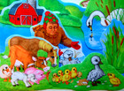 Little Folk Visuals The Ugly Duckling Precut Flannel felt Board 14 Pieces New A