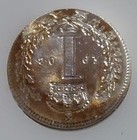 1902 Great Britain Maundy Set  1 2 3 4 Pence Uncirculated Coins W capitol Holder
