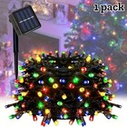 100 200 Led Solar String Fairy Lights 8 Mode Waterproof Outdoor Party Decoration