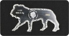 2021 Solomon Islands  2 African Lion 1 Oz  Silver Reverse Prf Ogp
