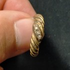 Antique Ancient Old Vintage Gold-tone Copper Decorated Victorian Age 1850-1880
