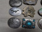 Vintage Lot Of 15  Belt Buckles Western Native American Rodeo Cowboy Horse