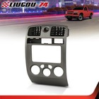 Radio Dash Bezel Trim Panel 4wd Gray Fit For 2004-2012 Chevy Colorado Gmc Canyon