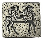 Vtg     Alice Seely Urban Fetishes Tribal Horse Native American Pewter Brooch Pin