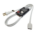 Replacement 6ft Power Cord For Vintage Solid State Tv Stereo Radio 2-prong Pin