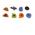 Lot Of 8 Large Swibco Glow In The Dark Halloween Magnets Pumpkin Mummy Black Cat