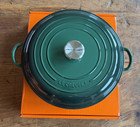 Le Creuset Signature Enameled Cast Iron Shallow Braiser 3 5 Qt 11 75  Cactus New