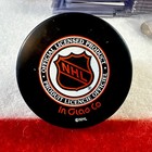 Nj Devils Hand Signed Nhl Hockey Puck Autograph - Scott Niedermayor 27 Gold