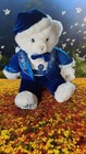 2007 Dan Dee Snowflake Teddy Bear     Collector   s Choice     Blue Holiday Plush   