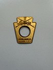 Vintage Ludwig Pre-serial Keystone Badge Excellent Original Condition 