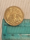 1950s 60s Angel Religious Good Luck Charm Coin Token L  k   