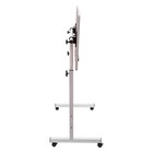 Adjustable Height Office Rolling Laptop Table Stand Bed Side Computer Desk Stand