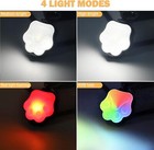 Dog Lights For Night Walking 2 Pack 4 Modes Dog Collar Light Rechargeable Safety