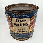 Mcm Advertisement Tin   Paper Label Brer Rabbit Sugar Cane Made In Usa 1951