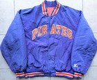Shreveport Pirates 1994-95 Starter Bomber Xl Purple Louisiana Cfl Football Vtg