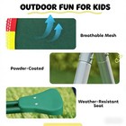 5-in-1 Kids Swing Set With Slide  Nest   Belt Swings  Glider  771 Lbs Capacity