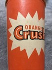 Vintage Orange Crush Advertising 24oz Waxy Cardboard Cup By Sweetheart Cup Co