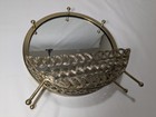 Vintage-style Gold Mirrored Vanity Or Trinket Tray 9 In