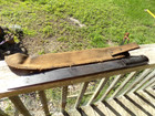 Vtg Ww2 Collins Legitimus Machete W sheath 1945 Crown Hallmark Conneticut Usa