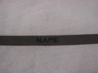 Custom Od Green Name Tape For Ecwsc Jackets And Helmet Bands  Sew-on 