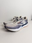 Brooks Ghost 16 Running Shoes Mens Us 10 Cm 28 White Blue Logo Sneakers