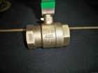 Wilkins Zurn 112-850txl- 1-1 2  Full Port Bronze Ball Valve Tapped