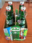 Grolsch 2015 400th Anniversary Swing Top Empty Green Beer Bottles And Carrier