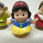 Fisher Price Little People Disney Snow White And The 4 Dwarfs Figures Lot X 5