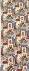 3 Yds X 44  Daisy Kingdom Blue Jean Teddy Picture Patch Allover Cotton Fabric