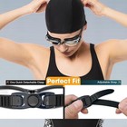 Swim Goggles  2-pack Swimming Goggles  Anti Fog  No Leaking For Adult Women Men