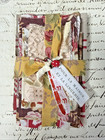 Antique   Vintage French Fabric Bundle For Slow Stitching Or Junk Journals  7