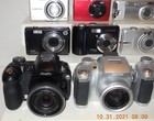 Digital Camera Lot Of 9 Tested Do Not Work For Parts Or Repair Canon Kodak