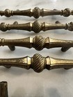 Vintage -aged Pewter Drawer Handles  pulls  Lot Of 5- 5 1 2   